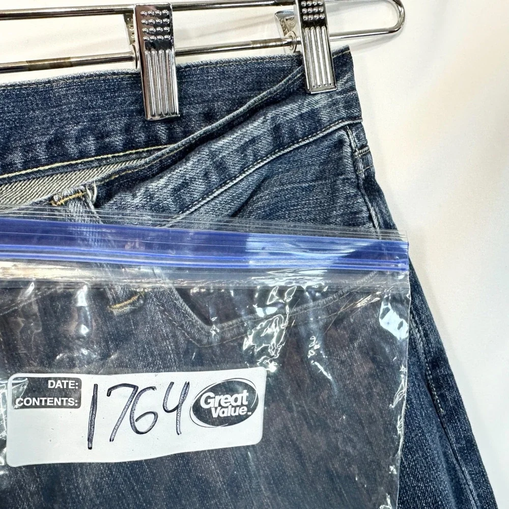 Polo Ralph Lauren Mens 34x32 Jeans Straight Leg Medium Wash Blue Denim Logo 1764